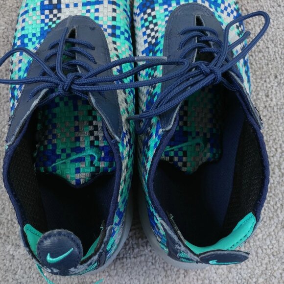 Nike Air Footscape Desert Mens Size 8 Basketball Shoes Blue Sneakers 652822-400 - Picture 9 of 10